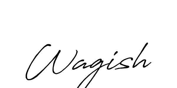 Antro_Vectra_Bolder is a professional signature style that is perfect for those who want to add a touch of class to their signature. It is also a great choice for those who want to make their signature more unique. Get Wagish name to fancy signature for free. Wagish signature style 7 images and pictures png