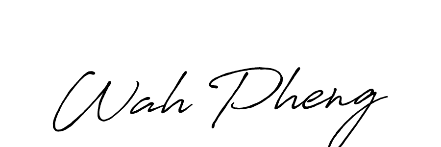 Also we have Wah Pheng name is the best signature style. Create professional handwritten signature collection using Antro_Vectra_Bolder autograph style. Wah Pheng signature style 7 images and pictures png