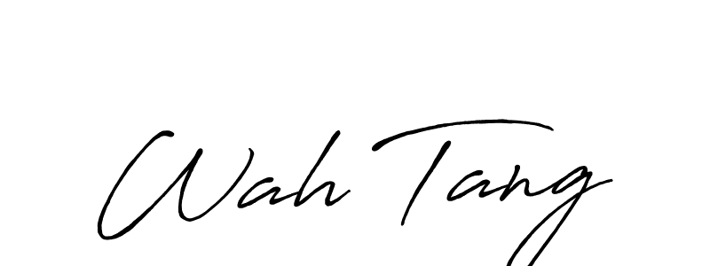 Also You can easily find your signature by using the search form. We will create Wah Tang name handwritten signature images for you free of cost using Antro_Vectra_Bolder sign style. Wah Tang signature style 7 images and pictures png