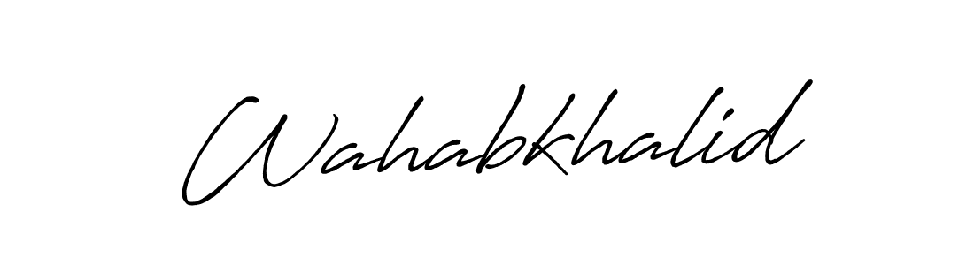 The best way (Antro_Vectra_Bolder) to make a short signature is to pick only two or three words in your name. The name Wahabkhalid include a total of six letters. For converting this name. Wahabkhalid signature style 7 images and pictures png