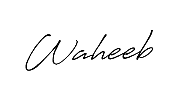 Make a beautiful signature design for name Waheeb. With this signature (Antro_Vectra_Bolder) style, you can create a handwritten signature for free. Waheeb signature style 7 images and pictures png