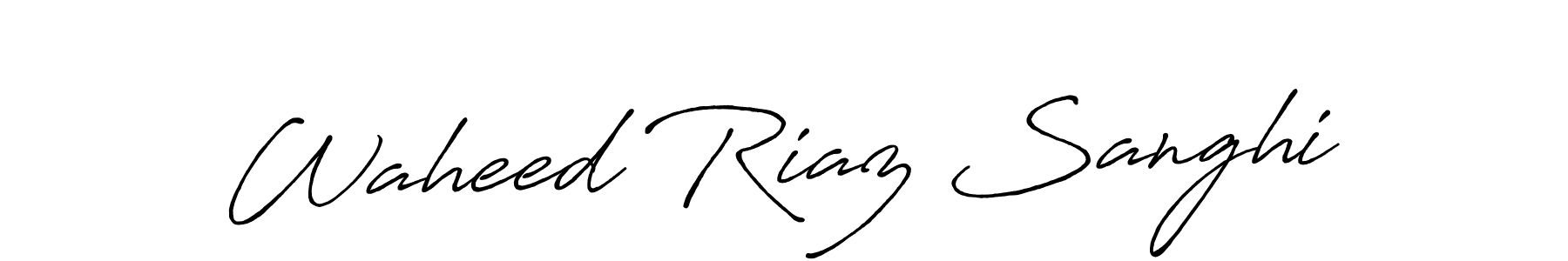 if you are searching for the best signature style for your name Waheed Riaz Sanghi. so please give up your signature search. here we have designed multiple signature styles  using Antro_Vectra_Bolder. Waheed Riaz Sanghi signature style 7 images and pictures png