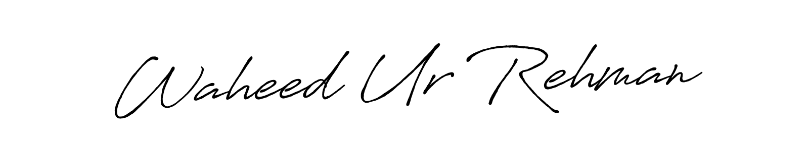 Waheed Ur Rehman stylish signature style. Best Handwritten Sign (Antro_Vectra_Bolder) for my name. Handwritten Signature Collection Ideas for my name Waheed Ur Rehman. Waheed Ur Rehman signature style 7 images and pictures png