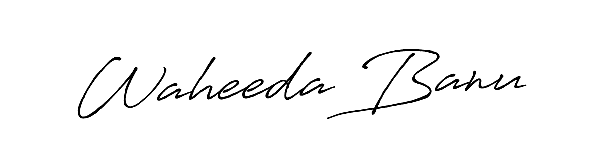 How to Draw Waheeda Banu signature style? Antro_Vectra_Bolder is a latest design signature styles for name Waheeda Banu. Waheeda Banu signature style 7 images and pictures png