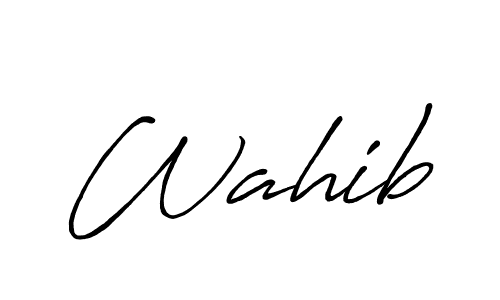 How to Draw Wahib signature style? Antro_Vectra_Bolder is a latest design signature styles for name Wahib. Wahib signature style 7 images and pictures png