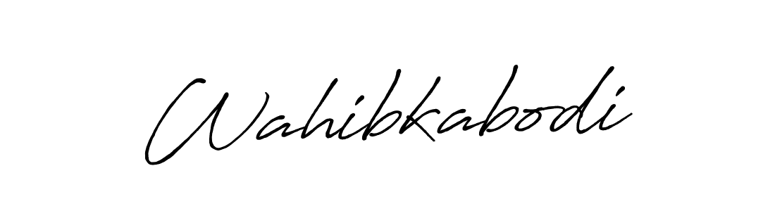 You should practise on your own different ways (Antro_Vectra_Bolder) to write your name (Wahibkabodi) in signature. don't let someone else do it for you. Wahibkabodi signature style 7 images and pictures png