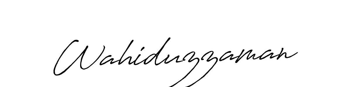 Also we have Wahiduzzaman name is the best signature style. Create professional handwritten signature collection using Antro_Vectra_Bolder autograph style. Wahiduzzaman signature style 7 images and pictures png