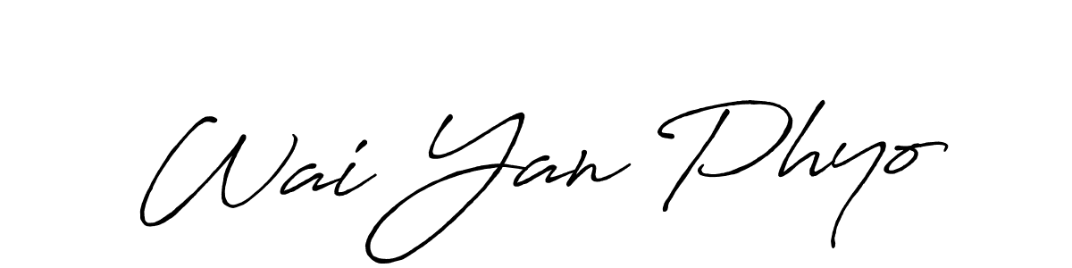 Here are the top 10 professional signature styles for the name Wai Yan Phyo. These are the best autograph styles you can use for your name. Wai Yan Phyo signature style 7 images and pictures png
