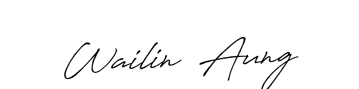 You can use this online signature creator to create a handwritten signature for the name Wailin  Aung. This is the best online autograph maker. Wailin  Aung signature style 7 images and pictures png