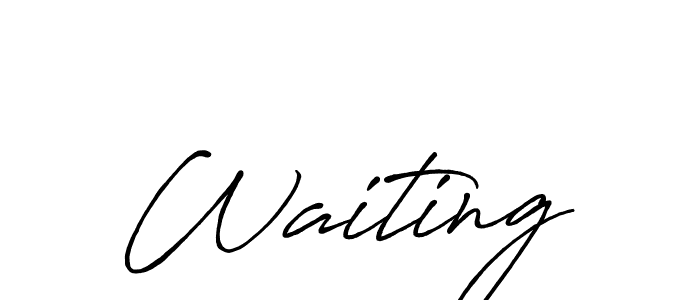 How to Draw Waiting signature style? Antro_Vectra_Bolder is a latest design signature styles for name Waiting. Waiting signature style 7 images and pictures png