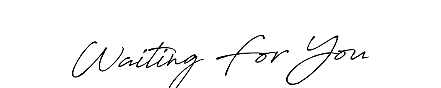 You can use this online signature creator to create a handwritten signature for the name Waiting For You. This is the best online autograph maker. Waiting For You signature style 7 images and pictures png