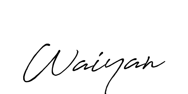 Similarly Antro_Vectra_Bolder is the best handwritten signature design. Signature creator online .You can use it as an online autograph creator for name Waiyan. Waiyan signature style 7 images and pictures png