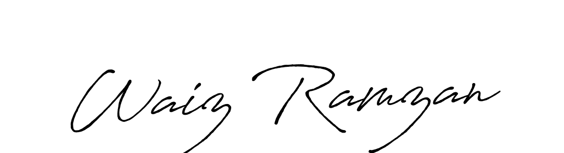 Make a short Waiz Ramzan signature style. Manage your documents anywhere anytime using Antro_Vectra_Bolder. Create and add eSignatures, submit forms, share and send files easily. Waiz Ramzan signature style 7 images and pictures png