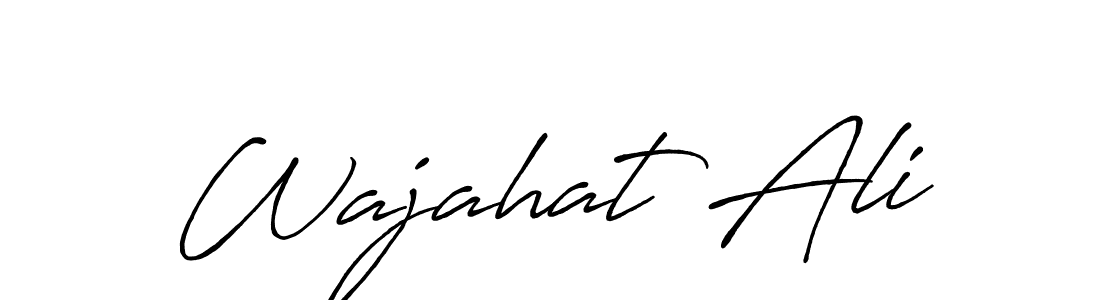 Antro_Vectra_Bolder is a professional signature style that is perfect for those who want to add a touch of class to their signature. It is also a great choice for those who want to make their signature more unique. Get Wajahat Ali name to fancy signature for free. Wajahat Ali signature style 7 images and pictures png