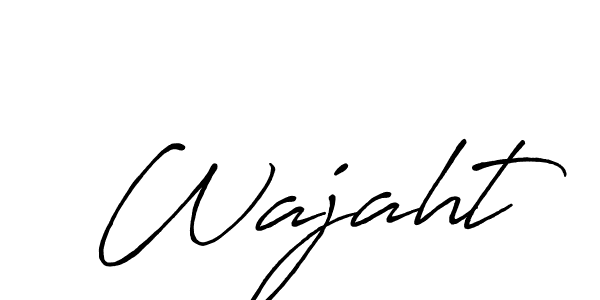 You should practise on your own different ways (Antro_Vectra_Bolder) to write your name (Wajaht) in signature. don't let someone else do it for you. Wajaht signature style 7 images and pictures png