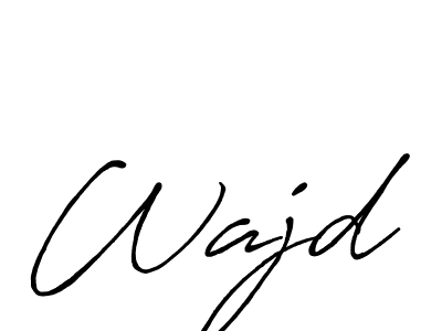 Once you've used our free online signature maker to create your best signature Antro_Vectra_Bolder style, it's time to enjoy all of the benefits that Wajd name signing documents. Wajd signature style 7 images and pictures png