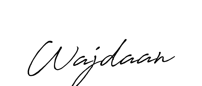 You should practise on your own different ways (Antro_Vectra_Bolder) to write your name (Wajdaan) in signature. don't let someone else do it for you. Wajdaan signature style 7 images and pictures png