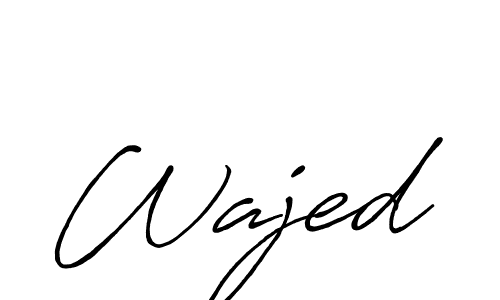 Also You can easily find your signature by using the search form. We will create Wajed name handwritten signature images for you free of cost using Antro_Vectra_Bolder sign style. Wajed signature style 7 images and pictures png