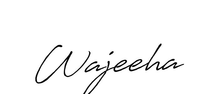 Make a beautiful signature design for name Wajeeha. Use this online signature maker to create a handwritten signature for free. Wajeeha signature style 7 images and pictures png