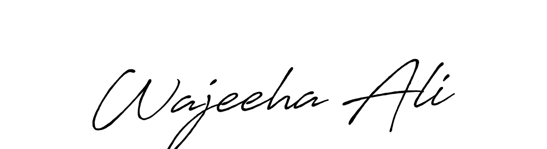 Also You can easily find your signature by using the search form. We will create Wajeeha Ali name handwritten signature images for you free of cost using Antro_Vectra_Bolder sign style. Wajeeha Ali signature style 7 images and pictures png