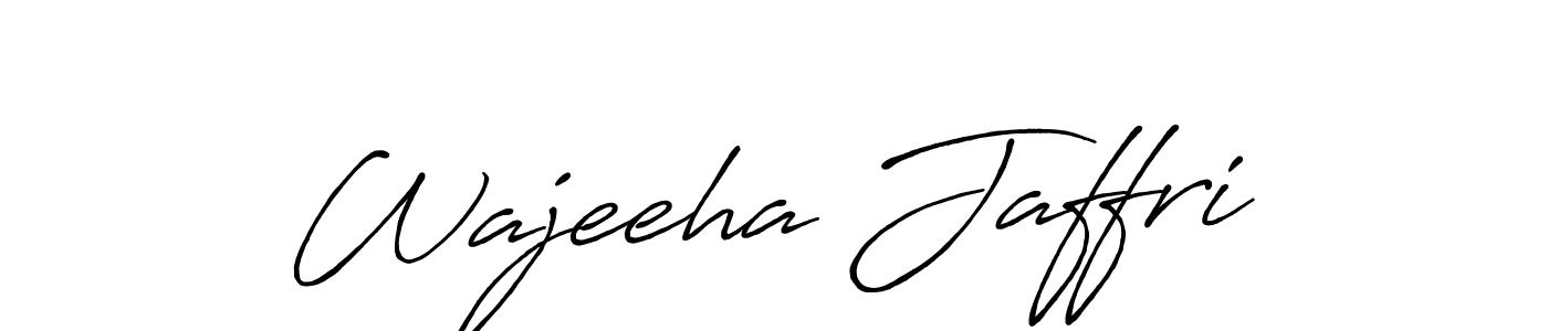 You should practise on your own different ways (Antro_Vectra_Bolder) to write your name (Wajeeha Jaffri) in signature. don't let someone else do it for you. Wajeeha Jaffri signature style 7 images and pictures png