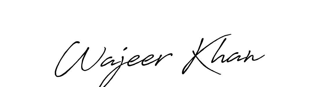 Once you've used our free online signature maker to create your best signature Antro_Vectra_Bolder style, it's time to enjoy all of the benefits that Wajeer Khan name signing documents. Wajeer Khan signature style 7 images and pictures png