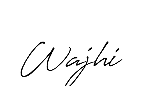 Here are the top 10 professional signature styles for the name Wajhi. These are the best autograph styles you can use for your name. Wajhi signature style 7 images and pictures png