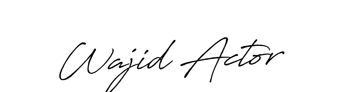 Here are the top 10 professional signature styles for the name Wajid Actor. These are the best autograph styles you can use for your name. Wajid Actor signature style 7 images and pictures png