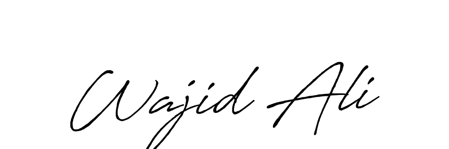 Similarly Antro_Vectra_Bolder is the best handwritten signature design. Signature creator online .You can use it as an online autograph creator for name Wajid Ali. Wajid Ali signature style 7 images and pictures png