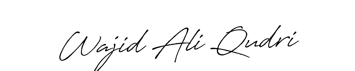 Once you've used our free online signature maker to create your best signature Antro_Vectra_Bolder style, it's time to enjoy all of the benefits that Wajid Ali Qudri name signing documents. Wajid Ali Qudri signature style 7 images and pictures png