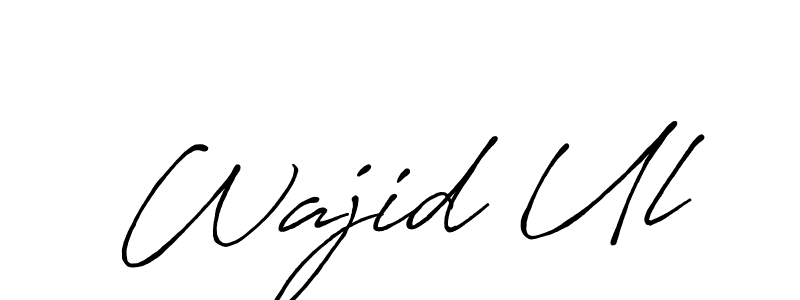 This is the best signature style for the Wajid Ul name. Also you like these signature font (Antro_Vectra_Bolder). Mix name signature. Wajid Ul signature style 7 images and pictures png