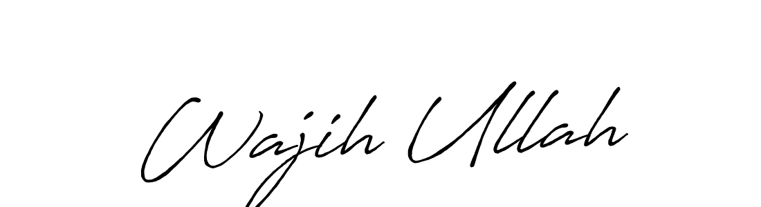 You should practise on your own different ways (Antro_Vectra_Bolder) to write your name (Wajih Ullah) in signature. don't let someone else do it for you. Wajih Ullah signature style 7 images and pictures png