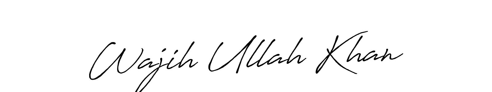 It looks lik you need a new signature style for name Wajih Ullah Khan. Design unique handwritten (Antro_Vectra_Bolder) signature with our free signature maker in just a few clicks. Wajih Ullah Khan signature style 7 images and pictures png