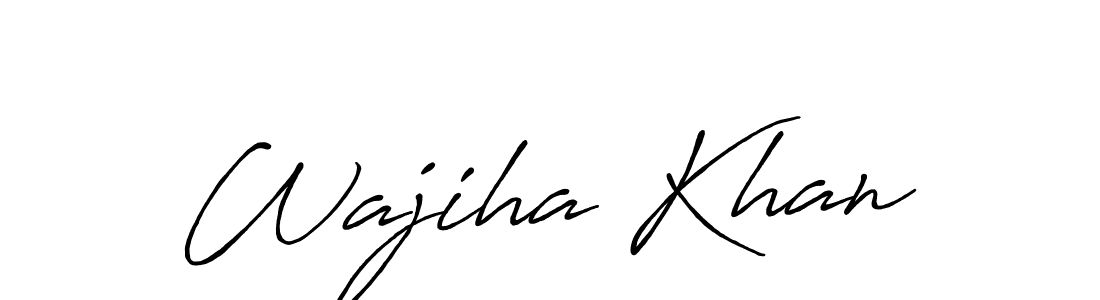 Make a short Wajiha Khan signature style. Manage your documents anywhere anytime using Antro_Vectra_Bolder. Create and add eSignatures, submit forms, share and send files easily. Wajiha Khan signature style 7 images and pictures png