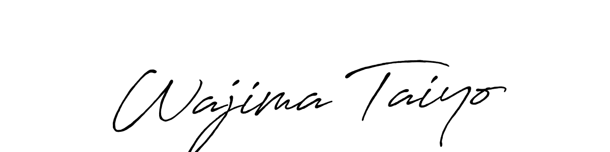 Here are the top 10 professional signature styles for the name Wajima Taiyo. These are the best autograph styles you can use for your name. Wajima Taiyo signature style 7 images and pictures png