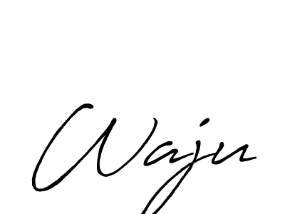 Make a beautiful signature design for name Waju. Use this online signature maker to create a handwritten signature for free. Waju signature style 7 images and pictures png