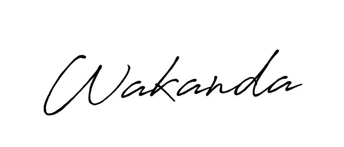 Wakanda stylish signature style. Best Handwritten Sign (Antro_Vectra_Bolder) for my name. Handwritten Signature Collection Ideas for my name Wakanda. Wakanda signature style 7 images and pictures png