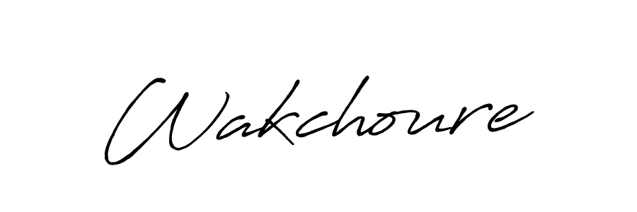 How to Draw Wakchoure signature style? Antro_Vectra_Bolder is a latest design signature styles for name Wakchoure. Wakchoure signature style 7 images and pictures png