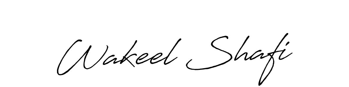 You should practise on your own different ways (Antro_Vectra_Bolder) to write your name (Wakeel Shafi) in signature. don't let someone else do it for you. Wakeel Shafi signature style 7 images and pictures png