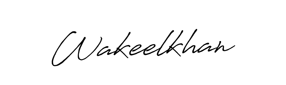 How to make Wakeelkhan signature? Antro_Vectra_Bolder is a professional autograph style. Create handwritten signature for Wakeelkhan name. Wakeelkhan signature style 7 images and pictures png