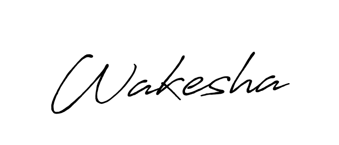 Similarly Antro_Vectra_Bolder is the best handwritten signature design. Signature creator online .You can use it as an online autograph creator for name Wakesha. Wakesha signature style 7 images and pictures png