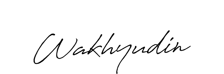 Make a short Wakhyudin signature style. Manage your documents anywhere anytime using Antro_Vectra_Bolder. Create and add eSignatures, submit forms, share and send files easily. Wakhyudin signature style 7 images and pictures png