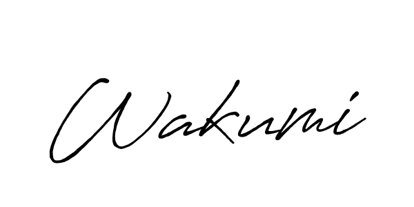 How to Draw Wakumi signature style? Antro_Vectra_Bolder is a latest design signature styles for name Wakumi. Wakumi signature style 7 images and pictures png