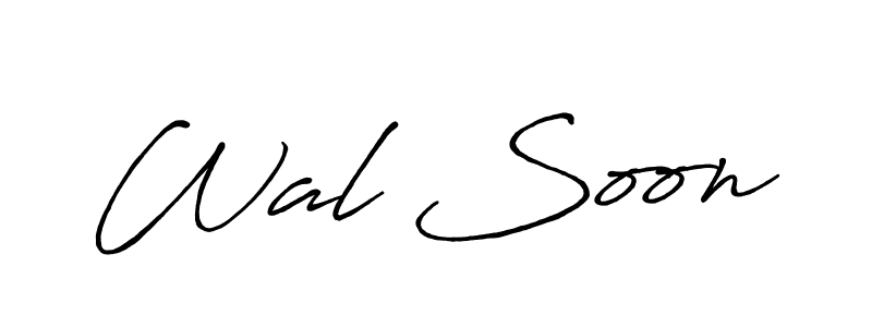 Also we have Wal Soon name is the best signature style. Create professional handwritten signature collection using Antro_Vectra_Bolder autograph style. Wal Soon signature style 7 images and pictures png