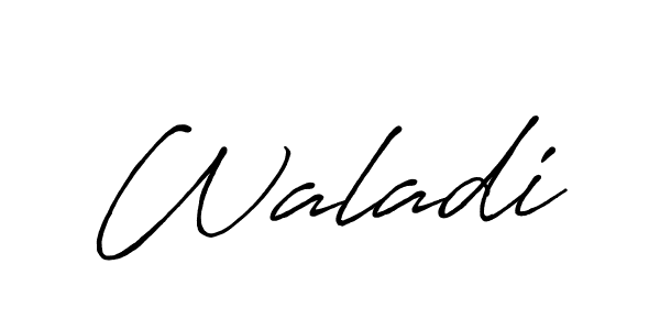 Make a beautiful signature design for name Waladi. Use this online signature maker to create a handwritten signature for free. Waladi signature style 7 images and pictures png