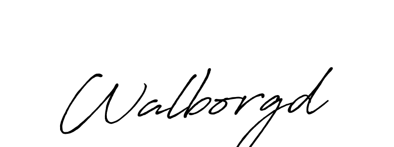 Use a signature maker to create a handwritten signature online. With this signature software, you can design (Antro_Vectra_Bolder) your own signature for name Walborgd. Walborgd signature style 7 images and pictures png