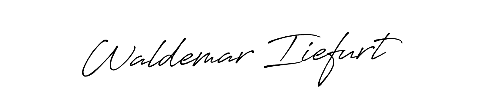 The best way (Antro_Vectra_Bolder) to make a short signature is to pick only two or three words in your name. The name Waldemar Iiefurt include a total of six letters. For converting this name. Waldemar Iiefurt signature style 7 images and pictures png