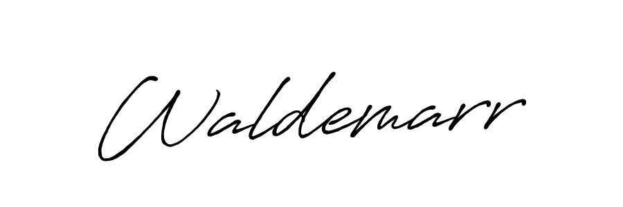 Waldemarr stylish signature style. Best Handwritten Sign (Antro_Vectra_Bolder) for my name. Handwritten Signature Collection Ideas for my name Waldemarr. Waldemarr signature style 7 images and pictures png