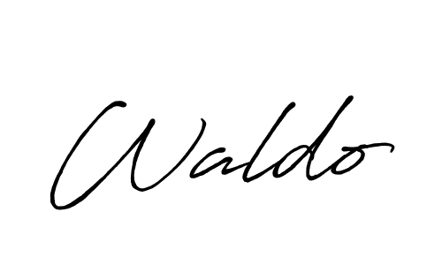 Design your own signature with our free online signature maker. With this signature software, you can create a handwritten (Antro_Vectra_Bolder) signature for name Waldo. Waldo signature style 7 images and pictures png