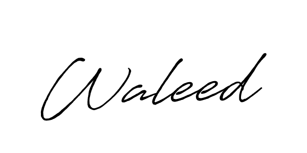 How to make Waleed name signature. Use Antro_Vectra_Bolder style for creating short signs online. This is the latest handwritten sign. Waleed signature style 7 images and pictures png